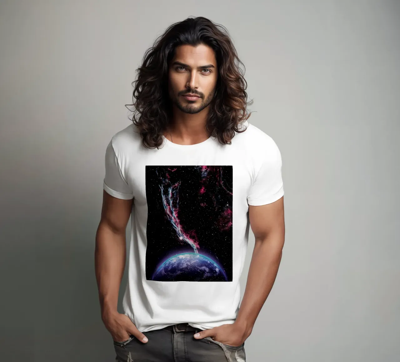 Spazio Terra t-shirt da arizrab