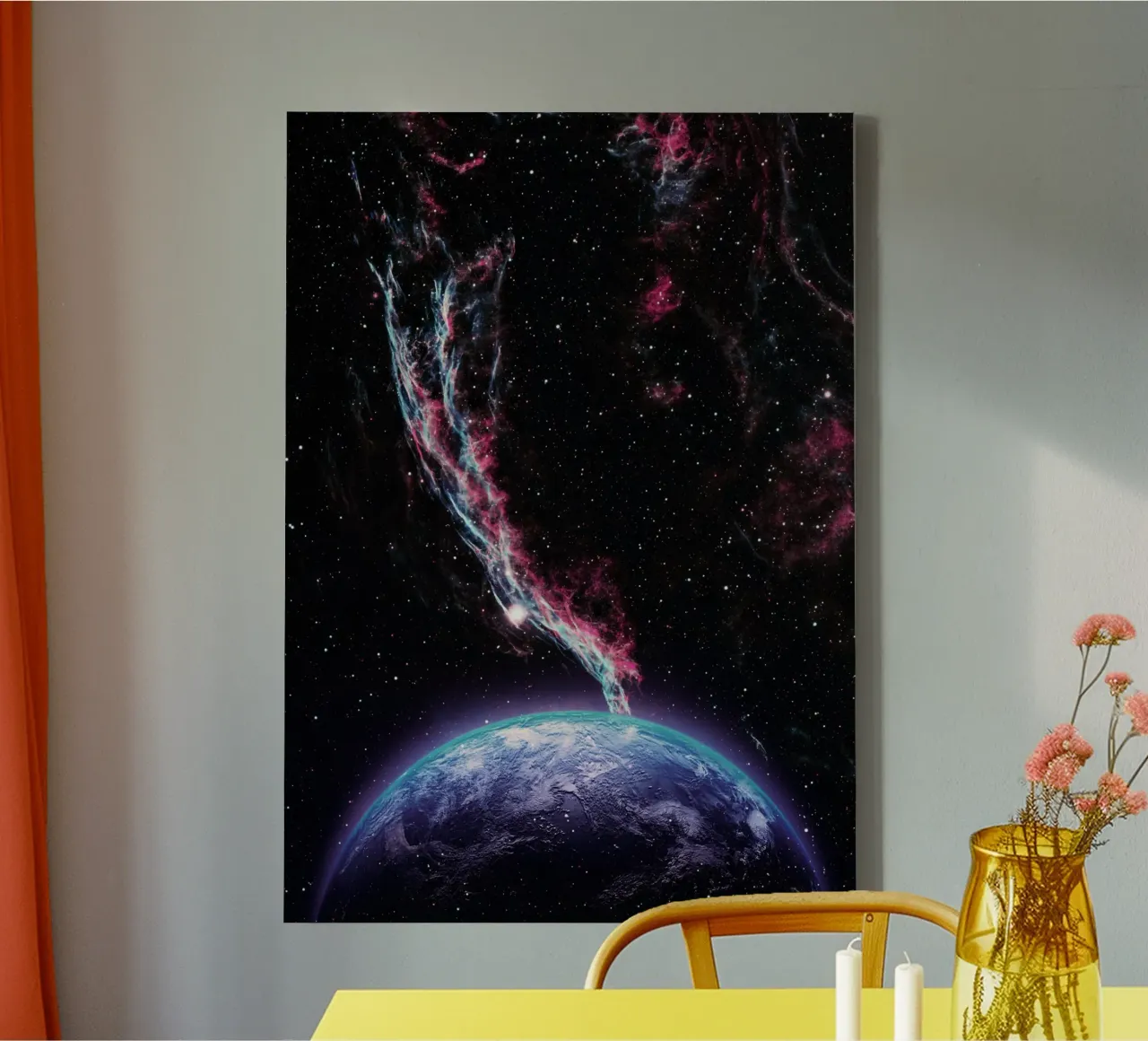 Earth Space canvas by arizrab