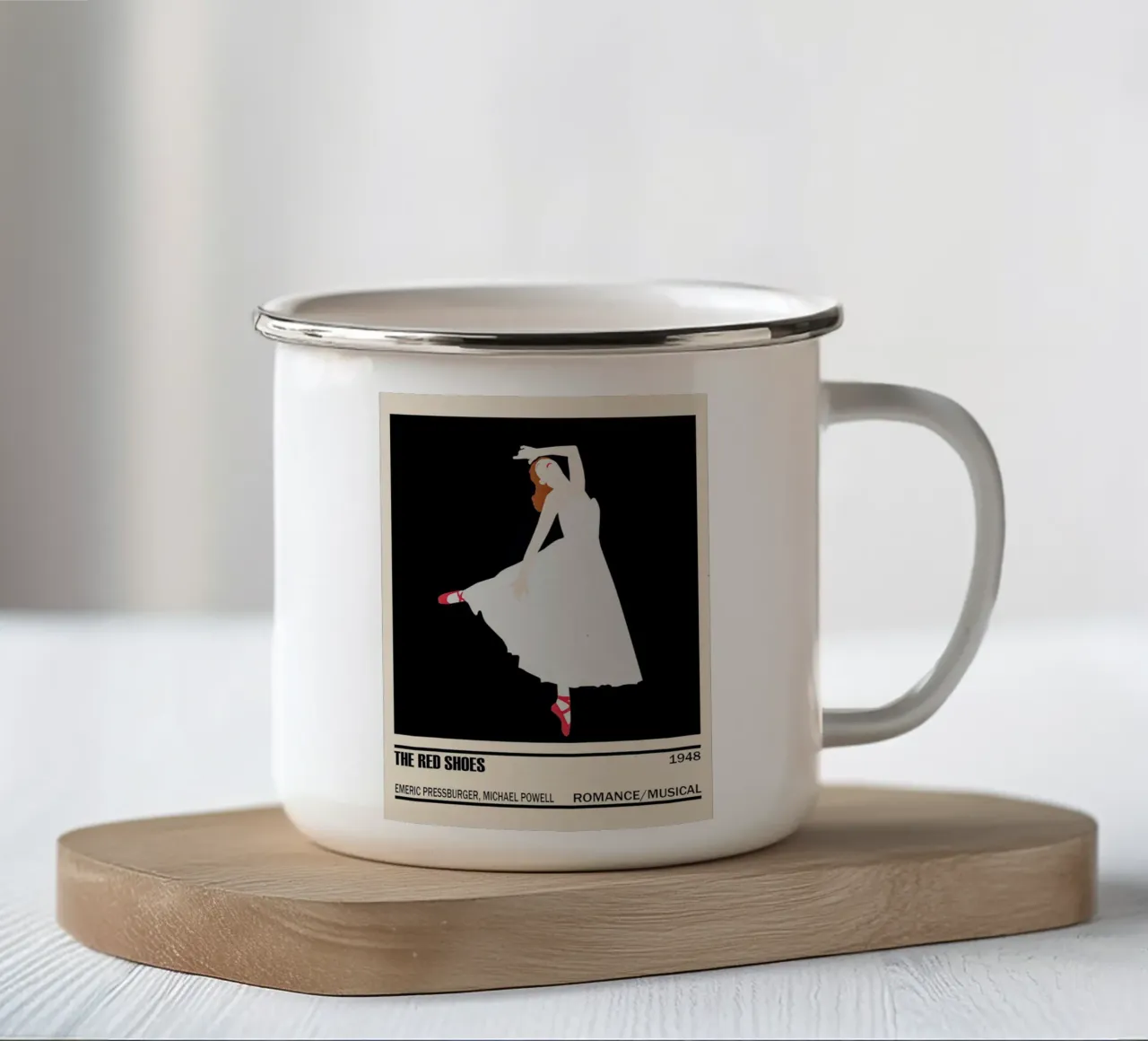 The Red Shoes tazza in smalto da TheArtstudio