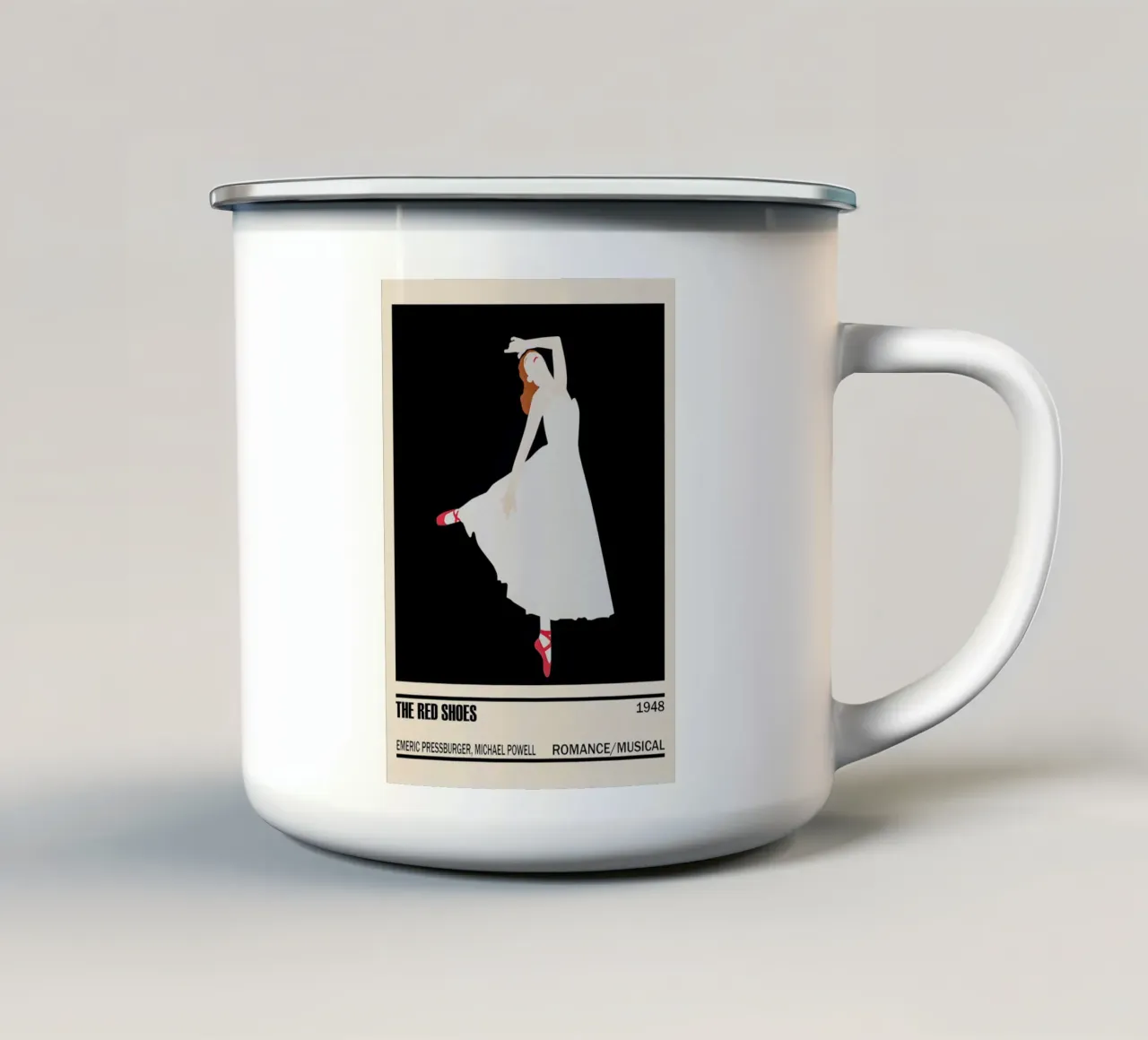The Red Shoes tazza in smalto da TheArtstudio