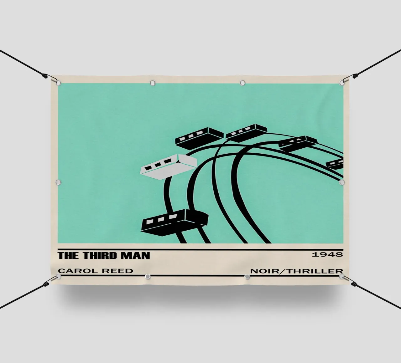 The Third Man telo in pvc da TheArtstudio