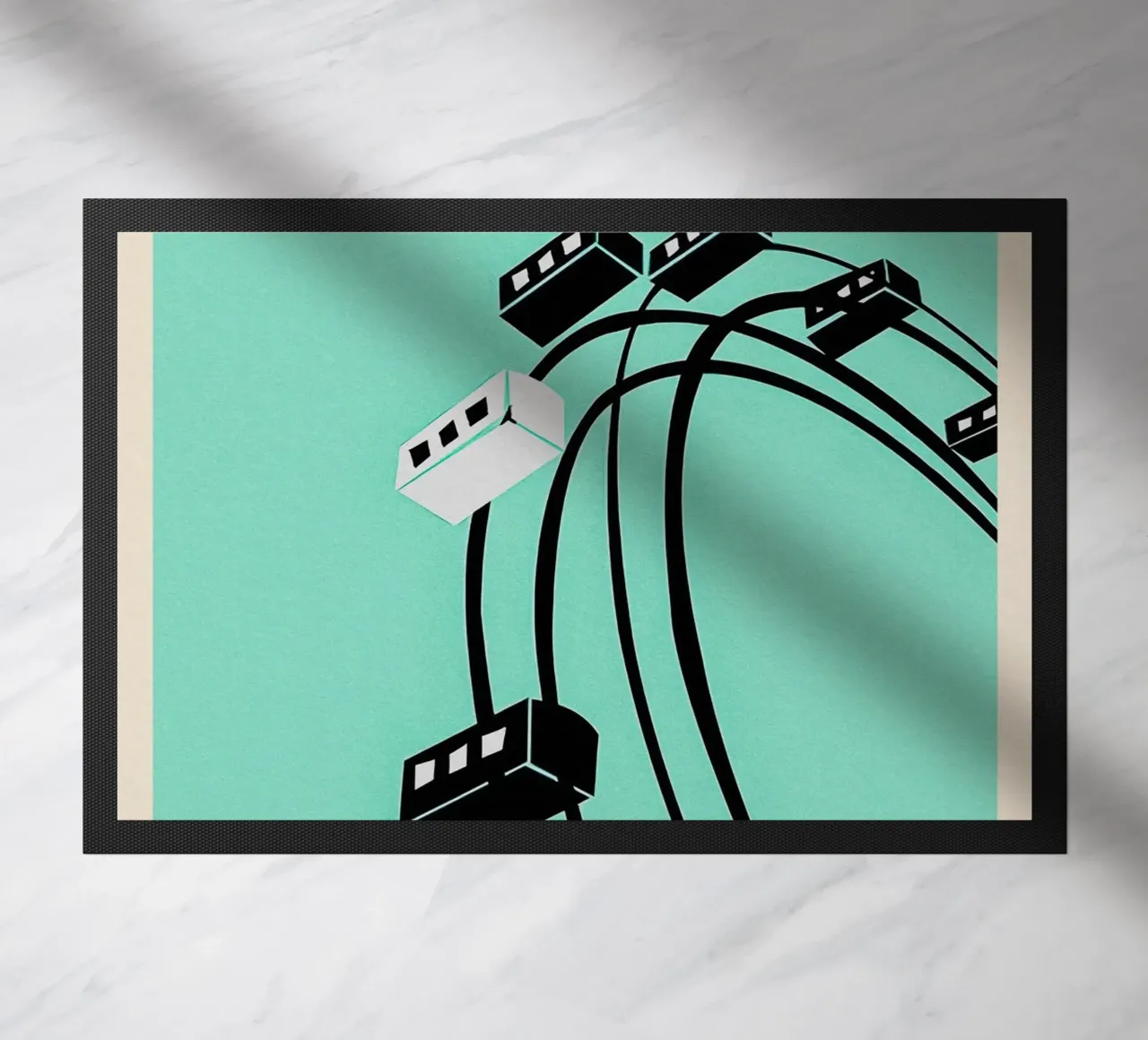 The Third Man doormat by TheArtstudio