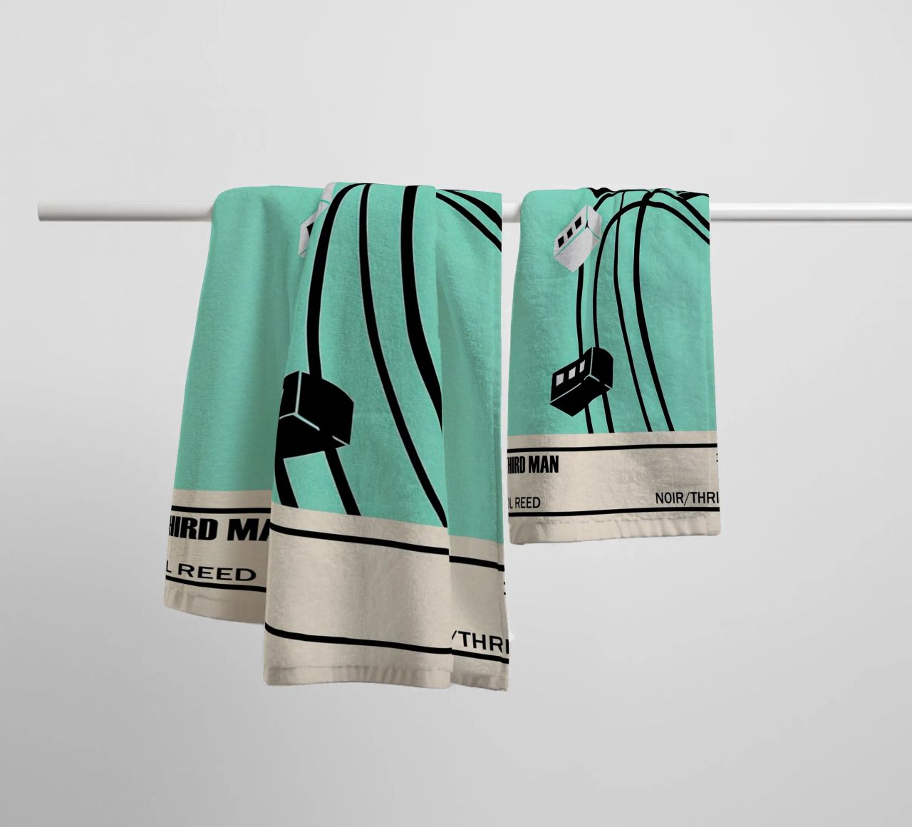 The Third Man asciugamano da bagno da TheArtstudio