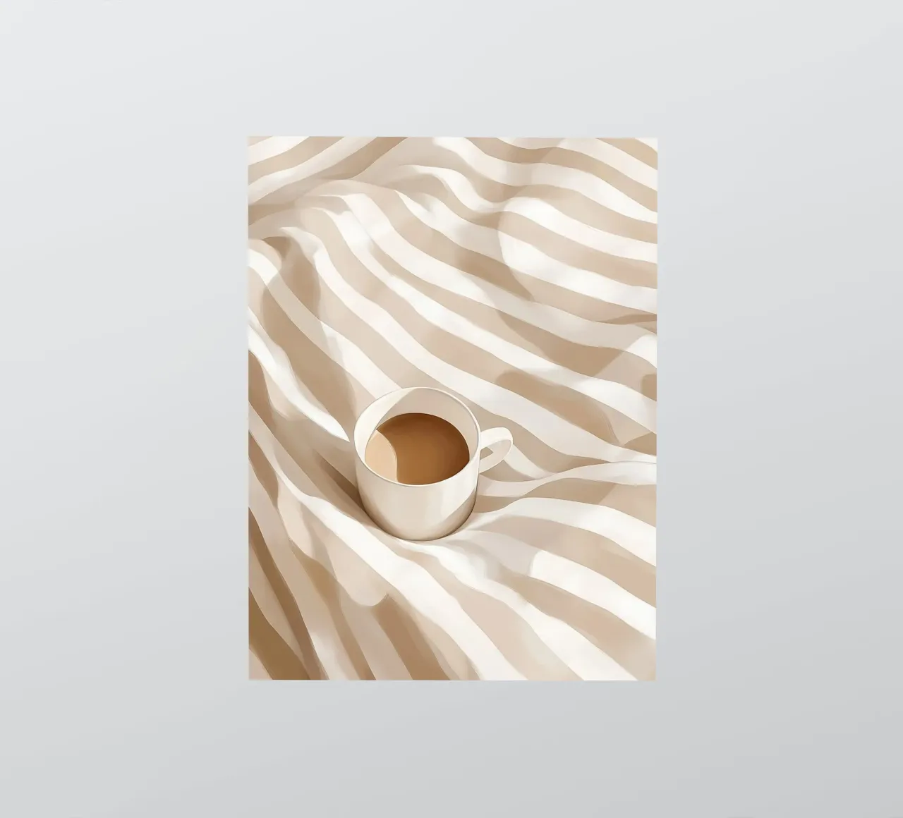 Pastel dreams with coffee sticker by Carinaprint