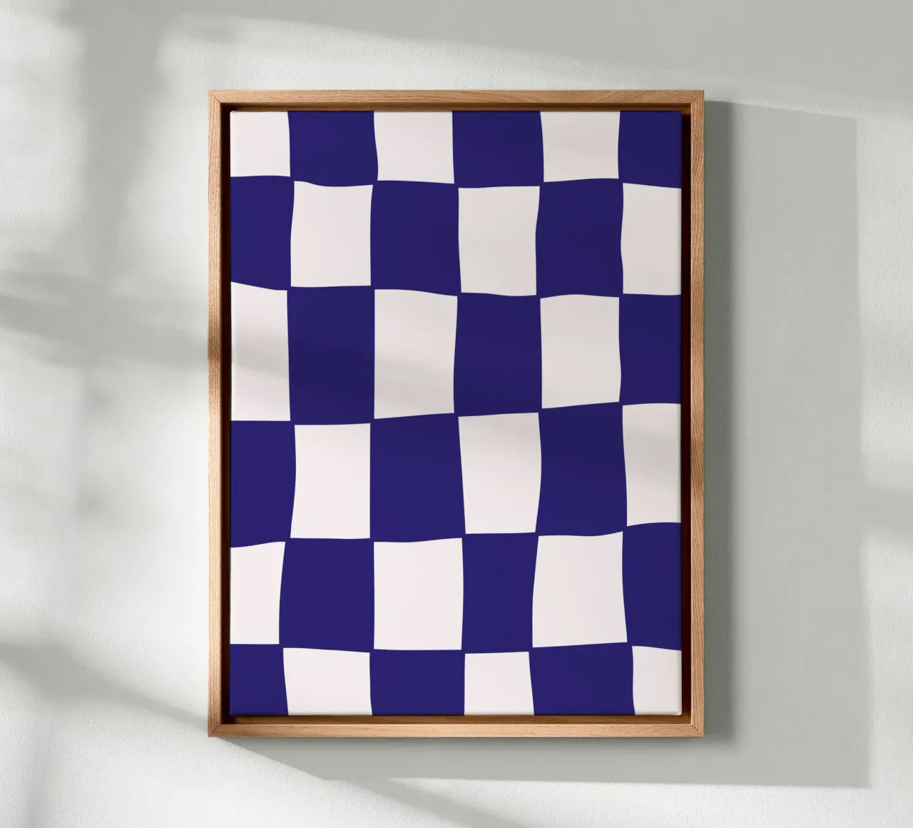 Checkers WB tela con Cornice a cassetta da Bytenar