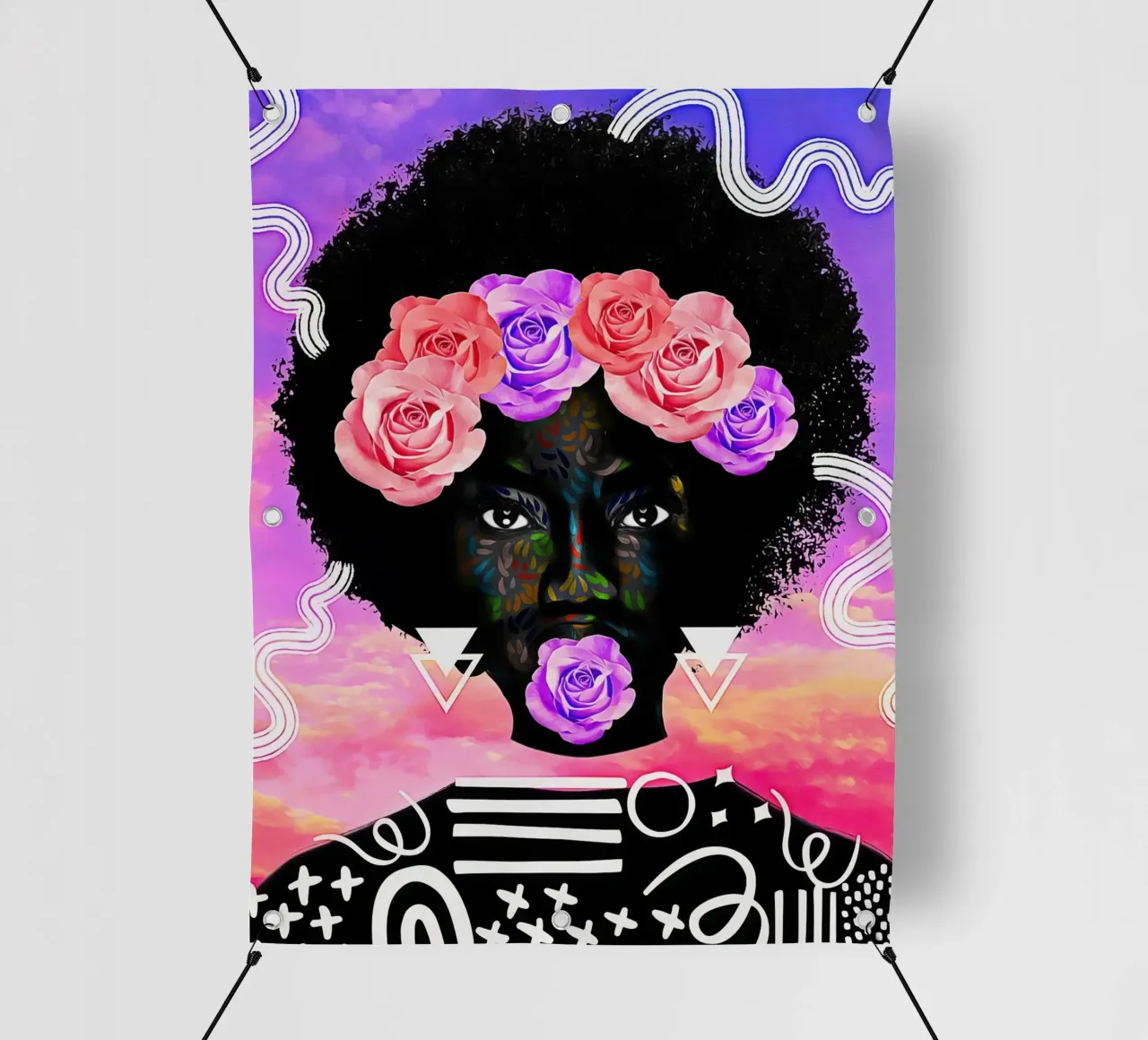 Afro Cycle telo in pvc da Mathudace Créas