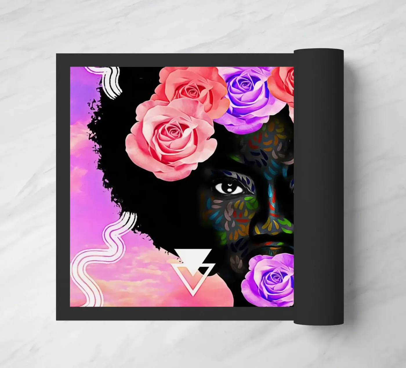 Afro Cycle paillasson de Mathudace Créas