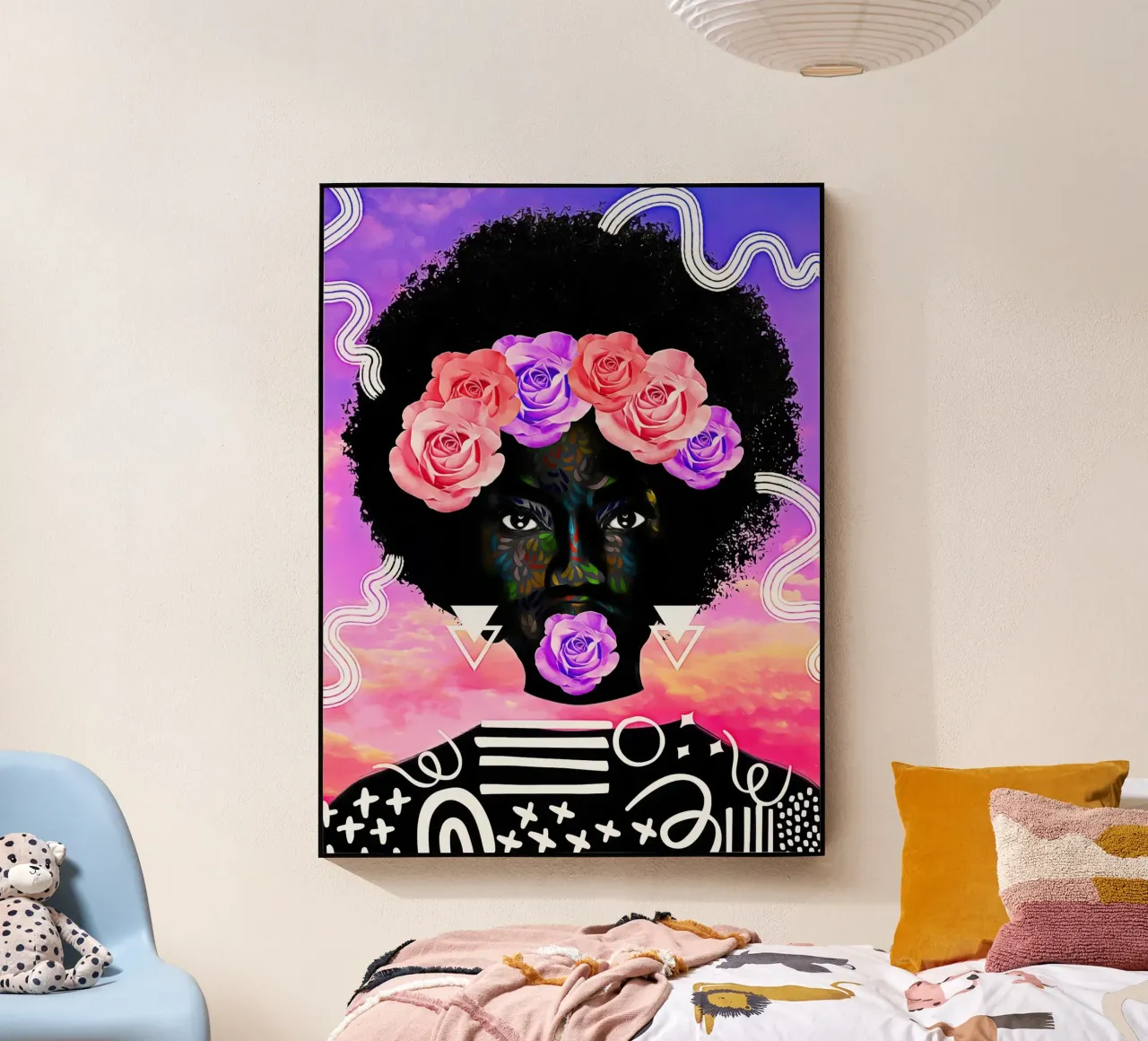 Afro Cycle plexiglass da Mathudace Créas