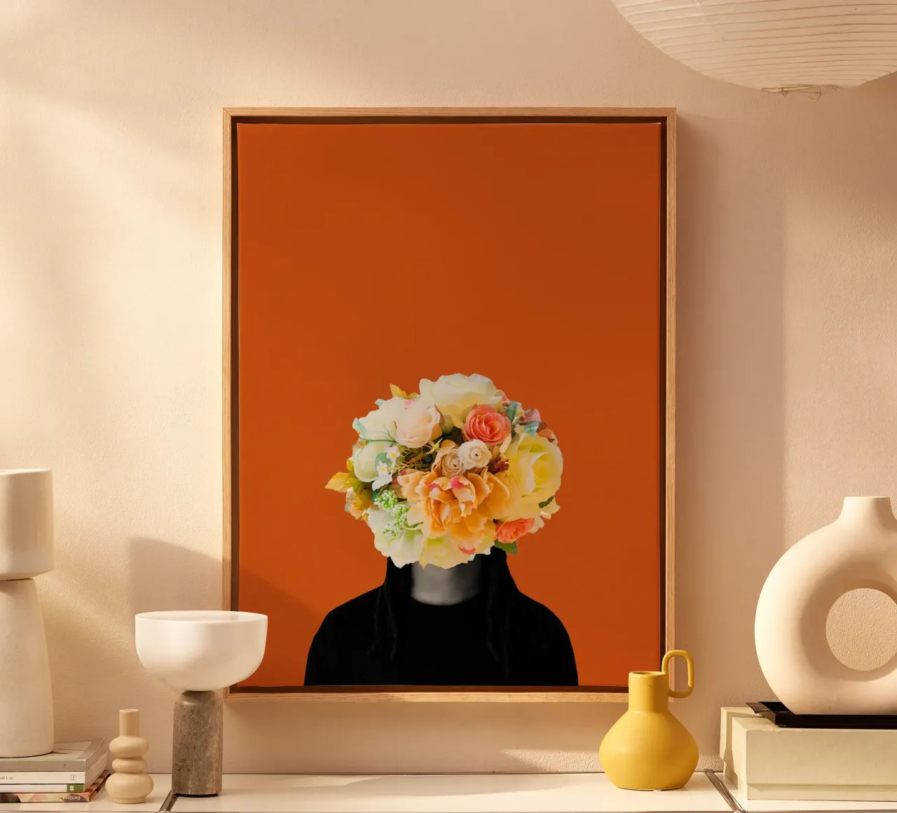 Afro Blend tela con Cornice a cassetta da Mathudace Créas