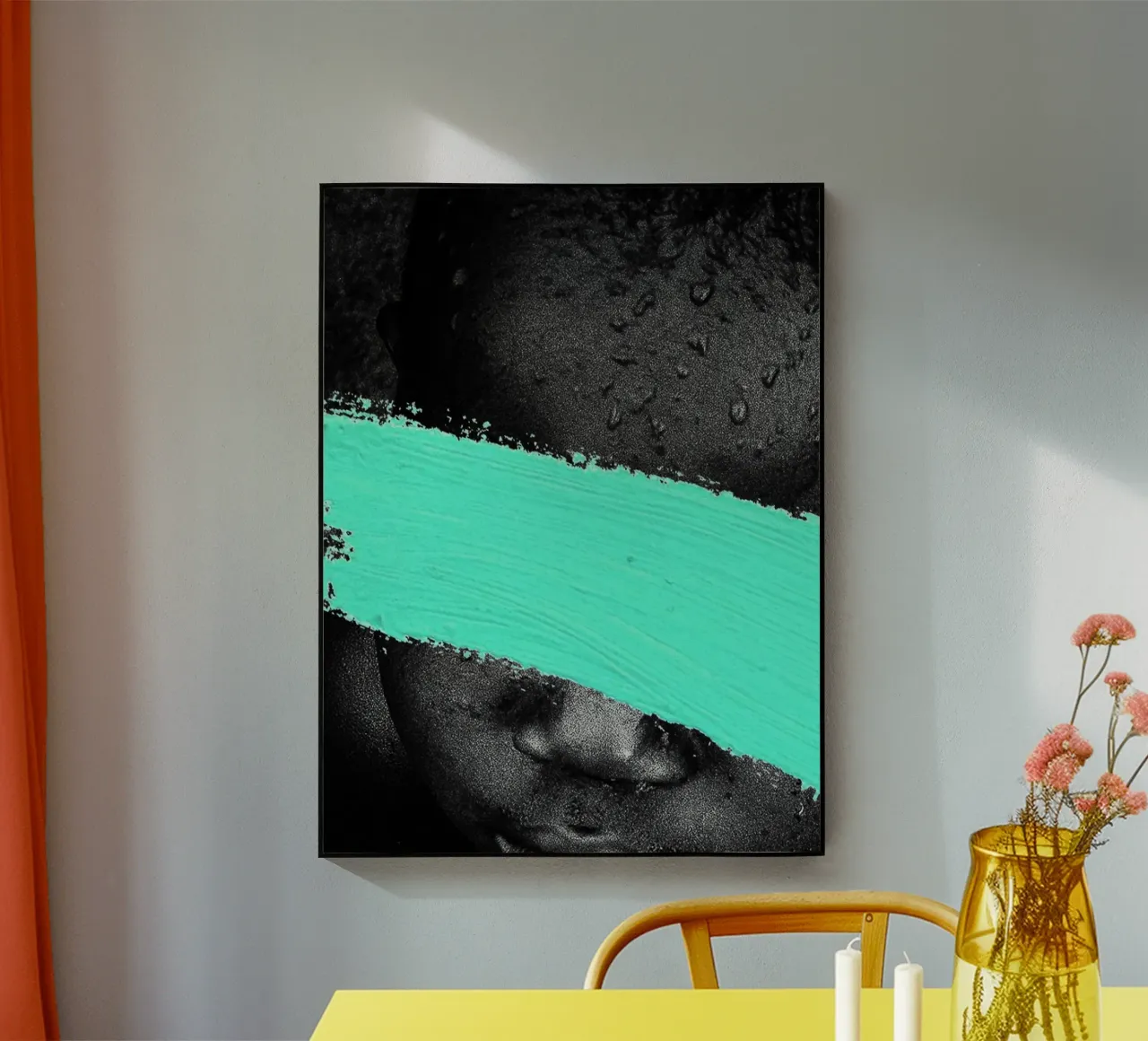 Afro Faraway plexiglass da Mathudace Créas