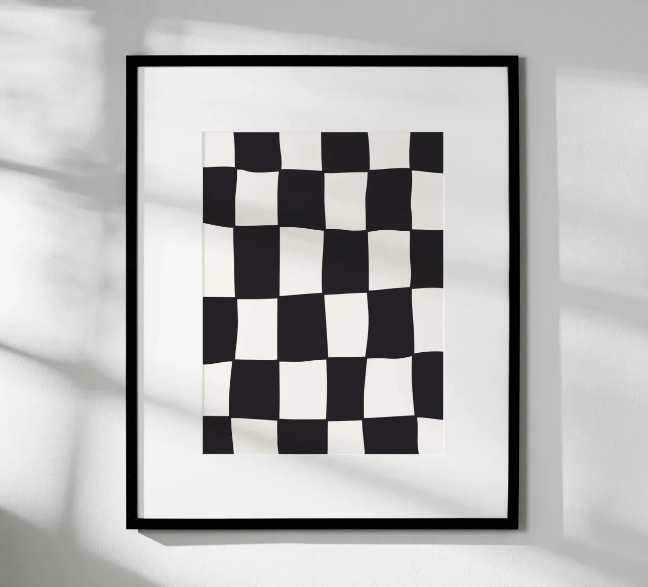 Checkers BW poster da Bytenar