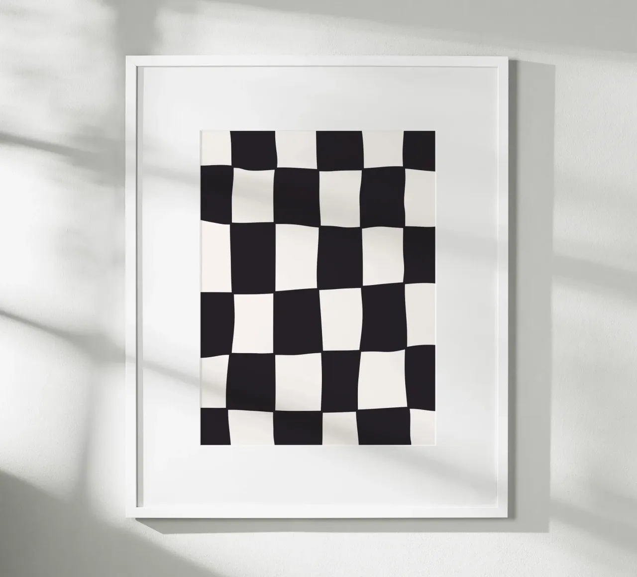 Checkers BW poster da Bytenar