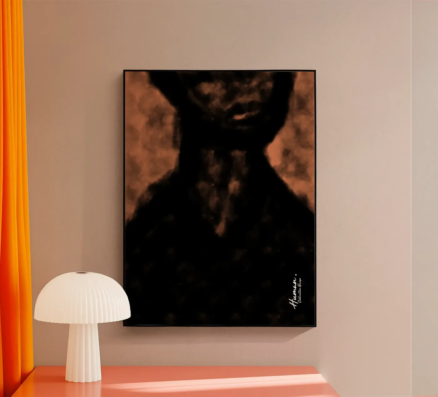 Afro Dusk Acryl-Glas von Mathudace Créas