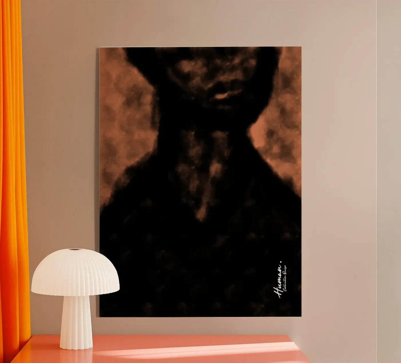 Afro Dusk Acryl-Glas von Mathudace Créas