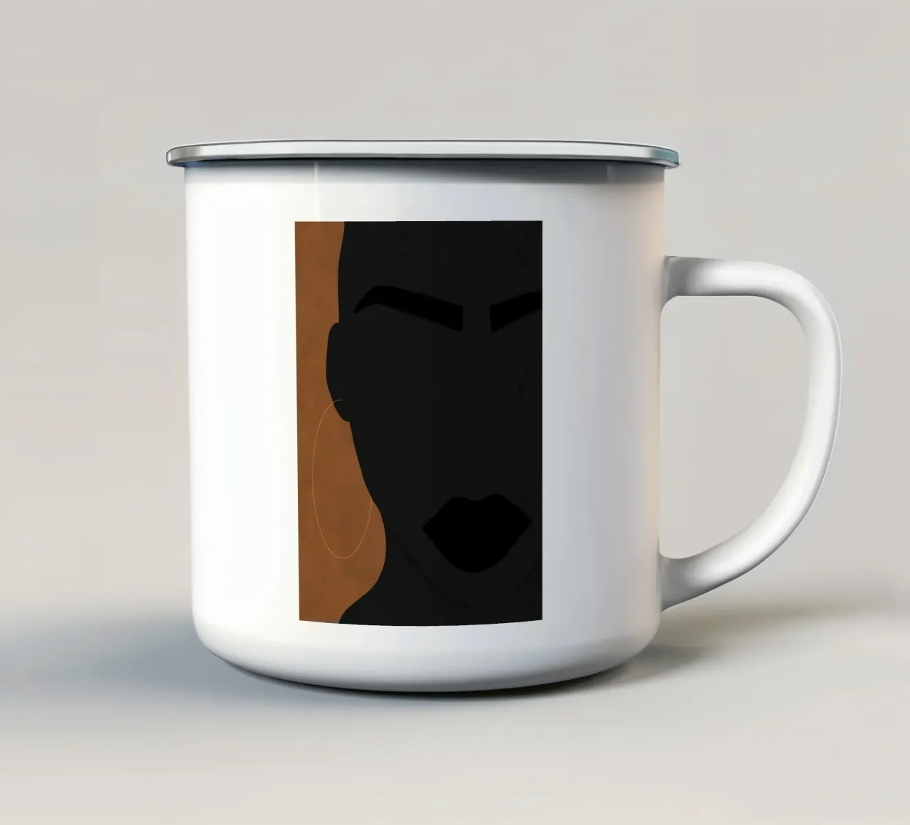 Afro Epic tazza in smalto da Mathudace Créas