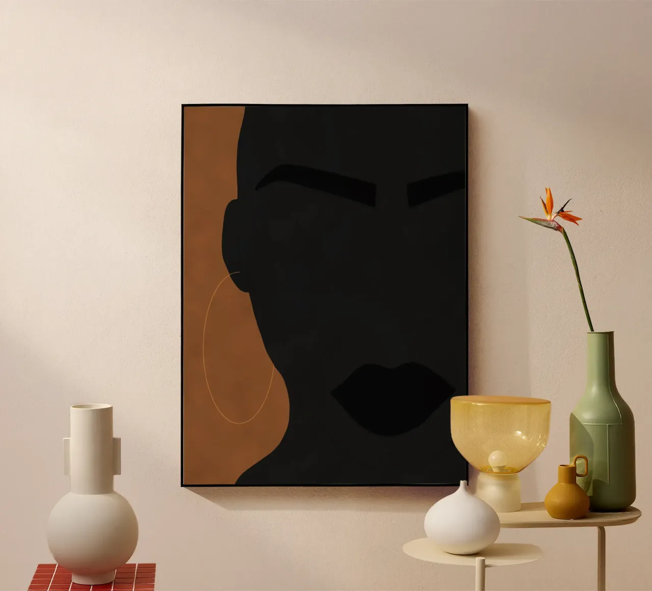 Afro Epic acryl van Mathudace Créas