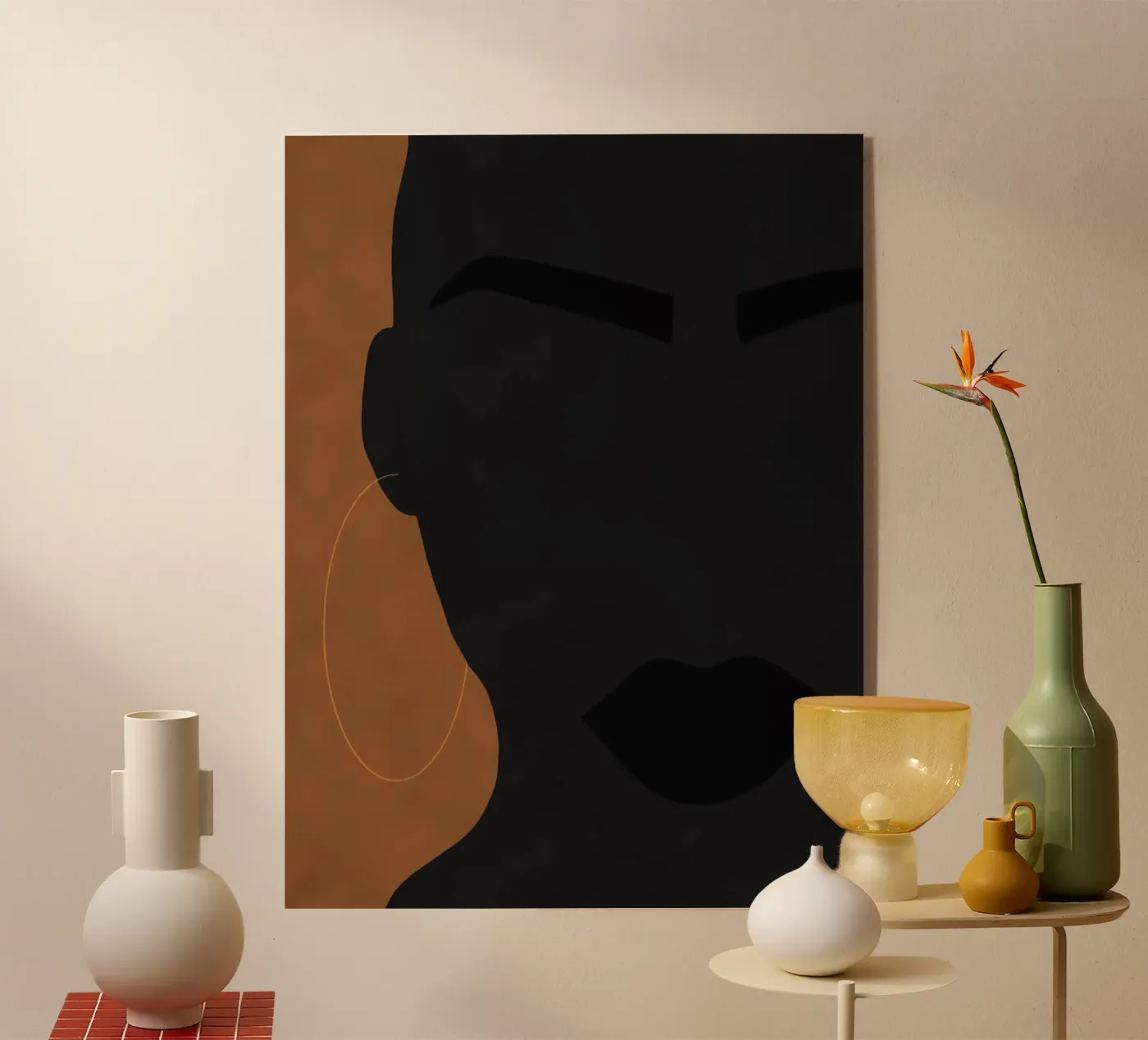 Afro Epic acryl van Mathudace Créas