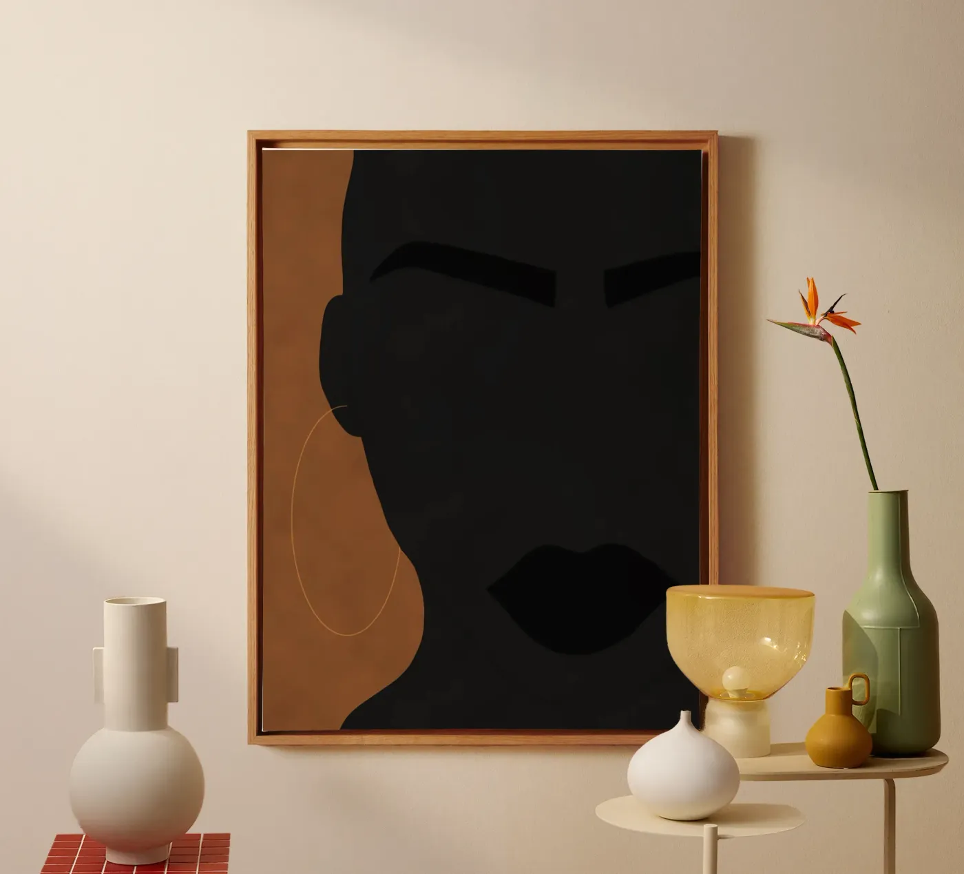 Afro Epic canvas van Mathudace Créas