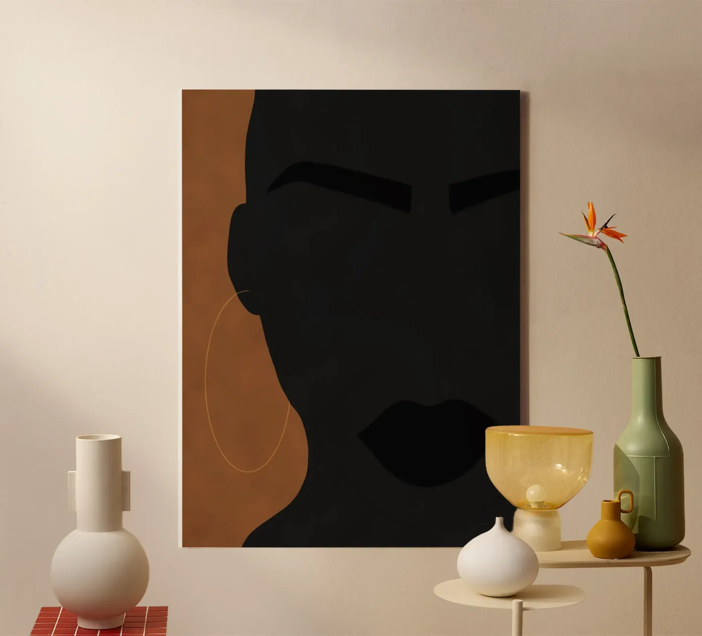 Afro Epic canvas van Mathudace Créas