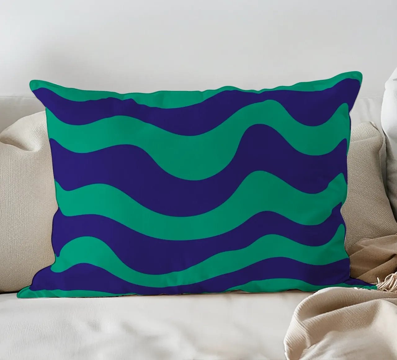 Wavy BG cuscino da Bytenar