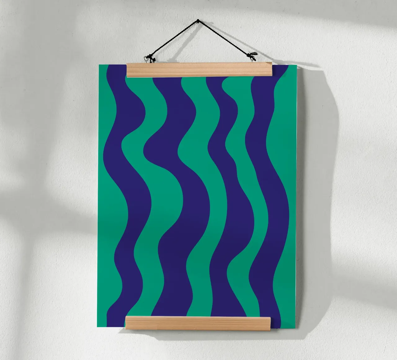 Wavy BG poster da Bytenar