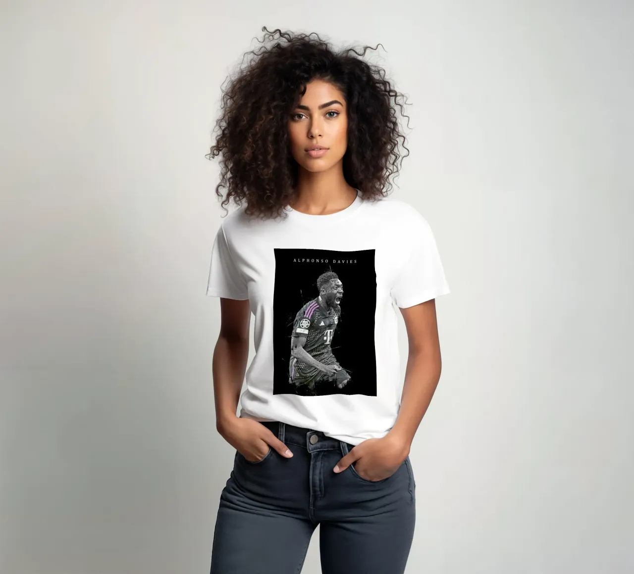 Alphonso Davies t-shirt da tenten