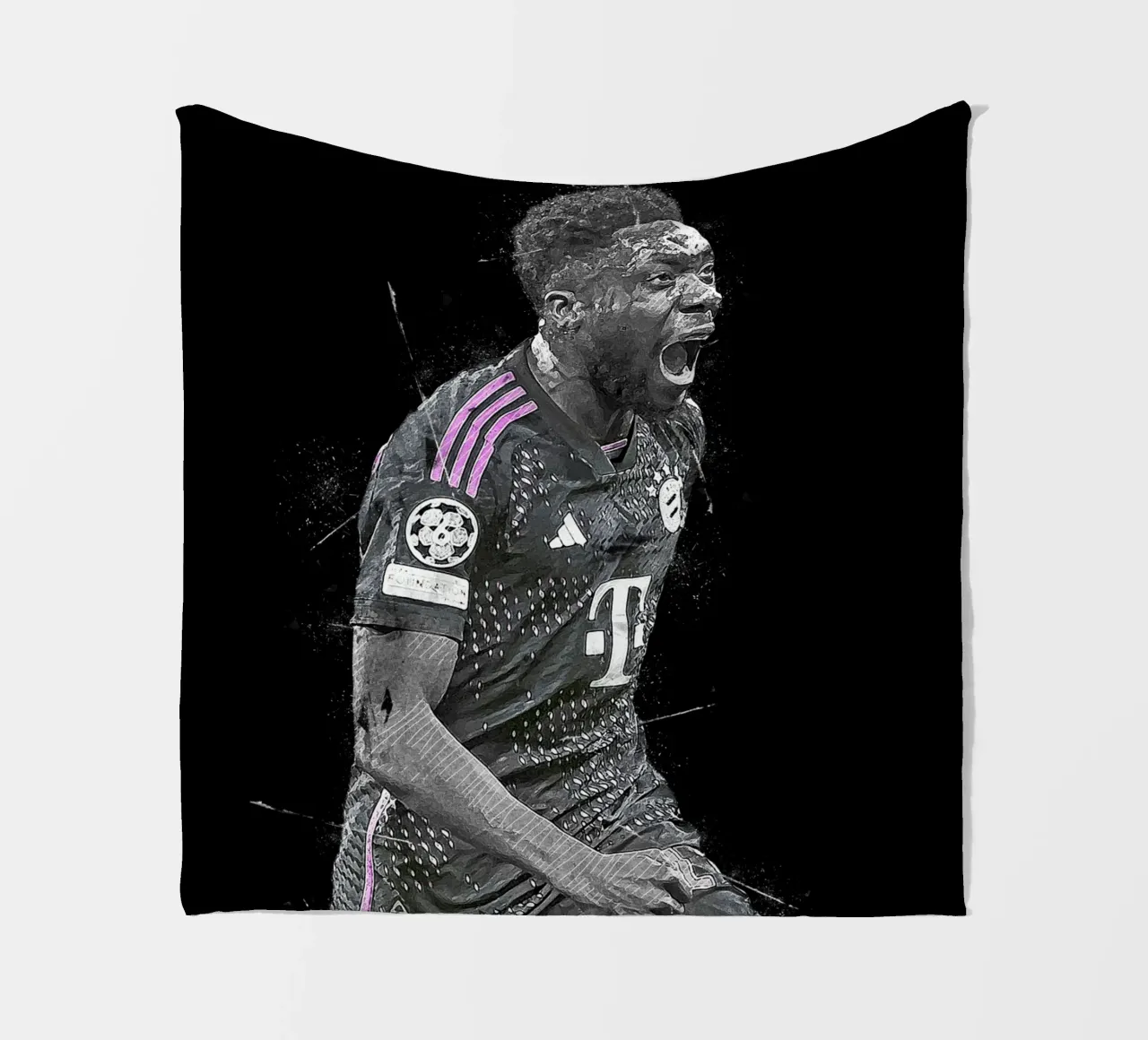 Alphonso Davies coperta in pile da tenten