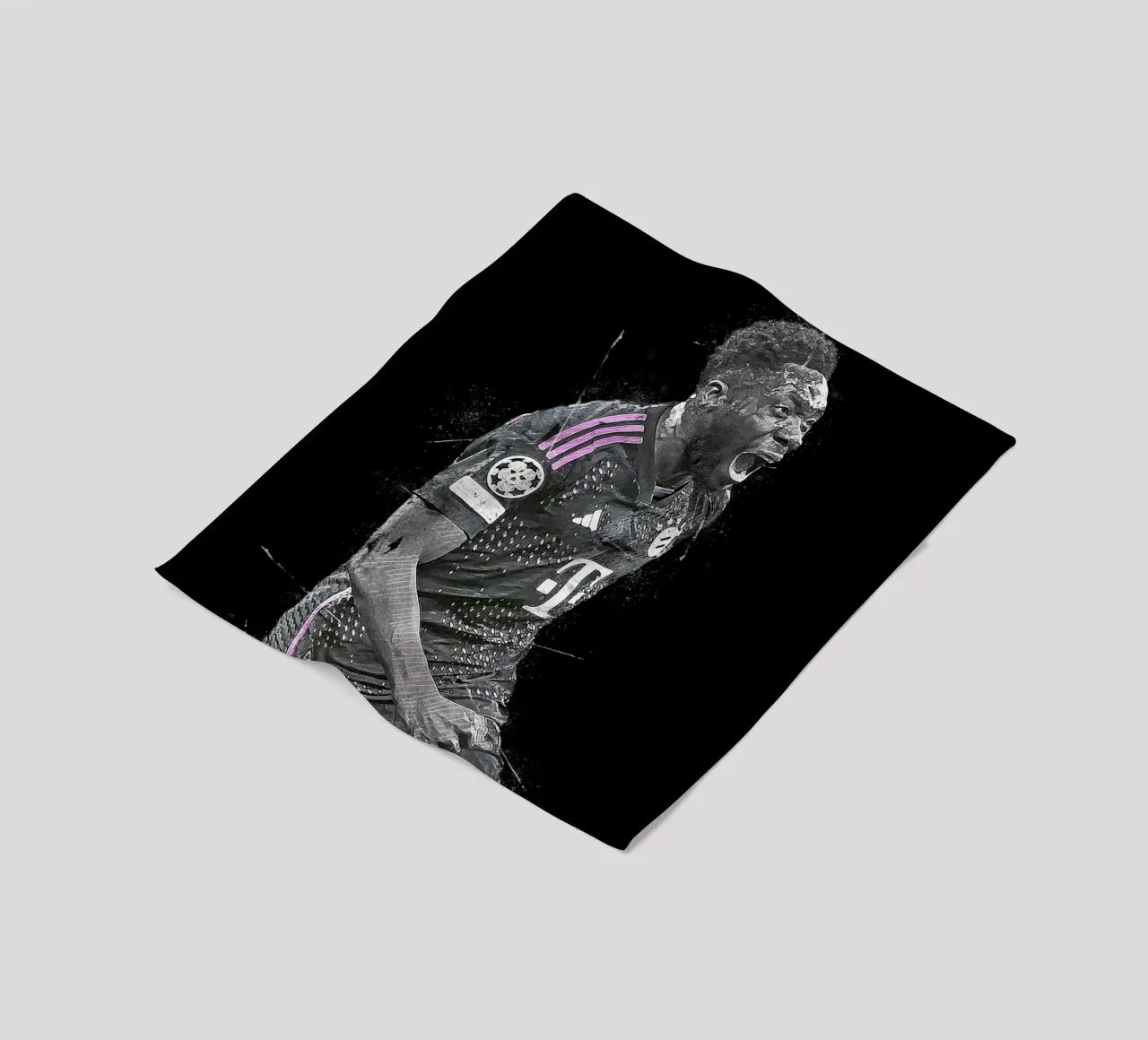 Alphonso Davies coperta in pile da tenten