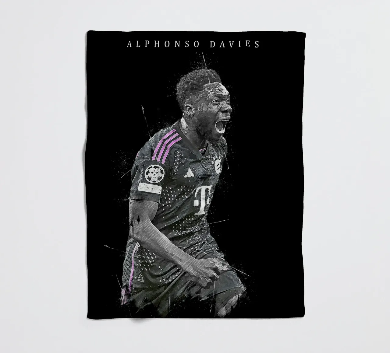Alphonso Davies coperta in pile da tenten