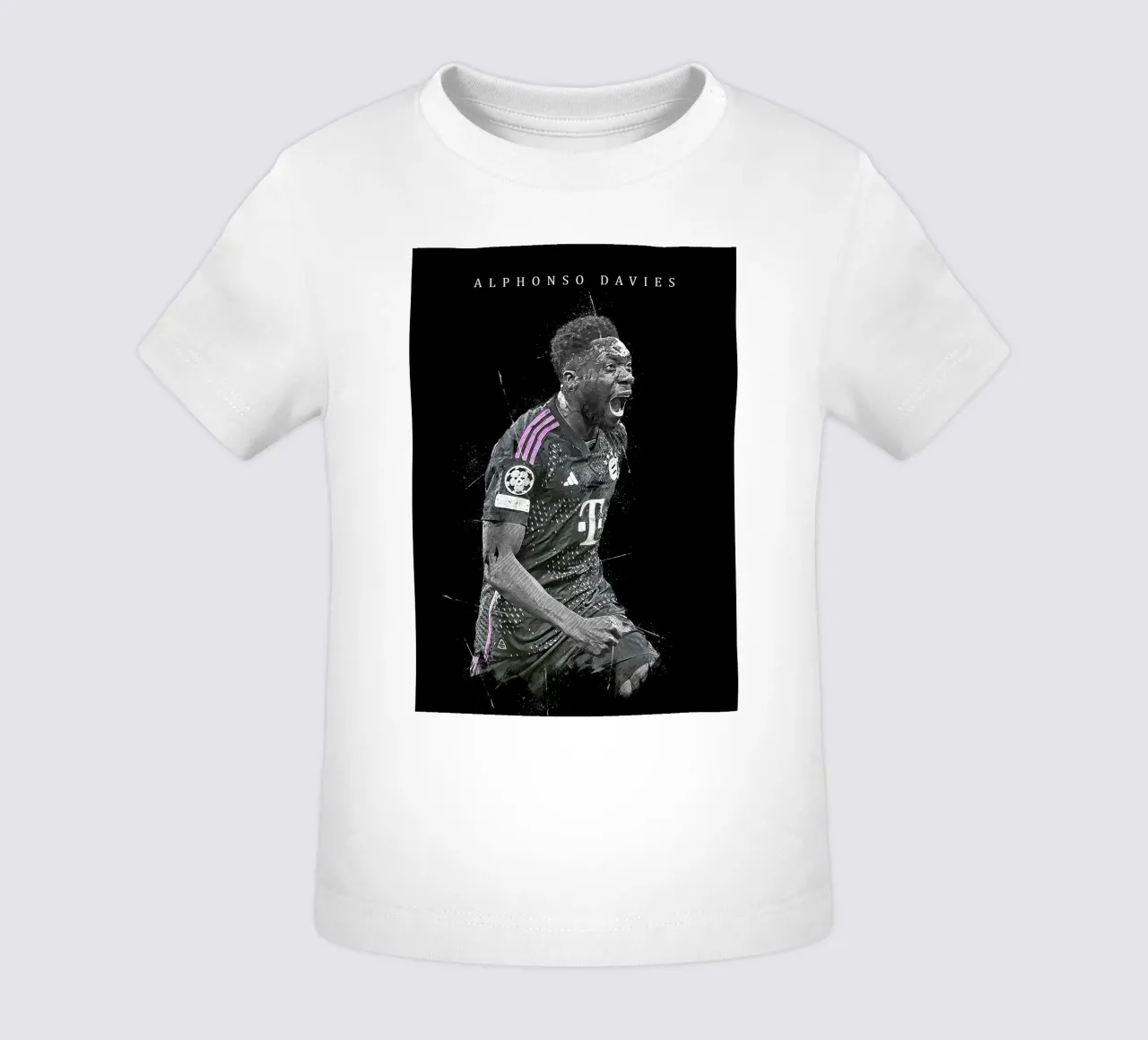 Alphonso Davies maglietta neonato da tenten