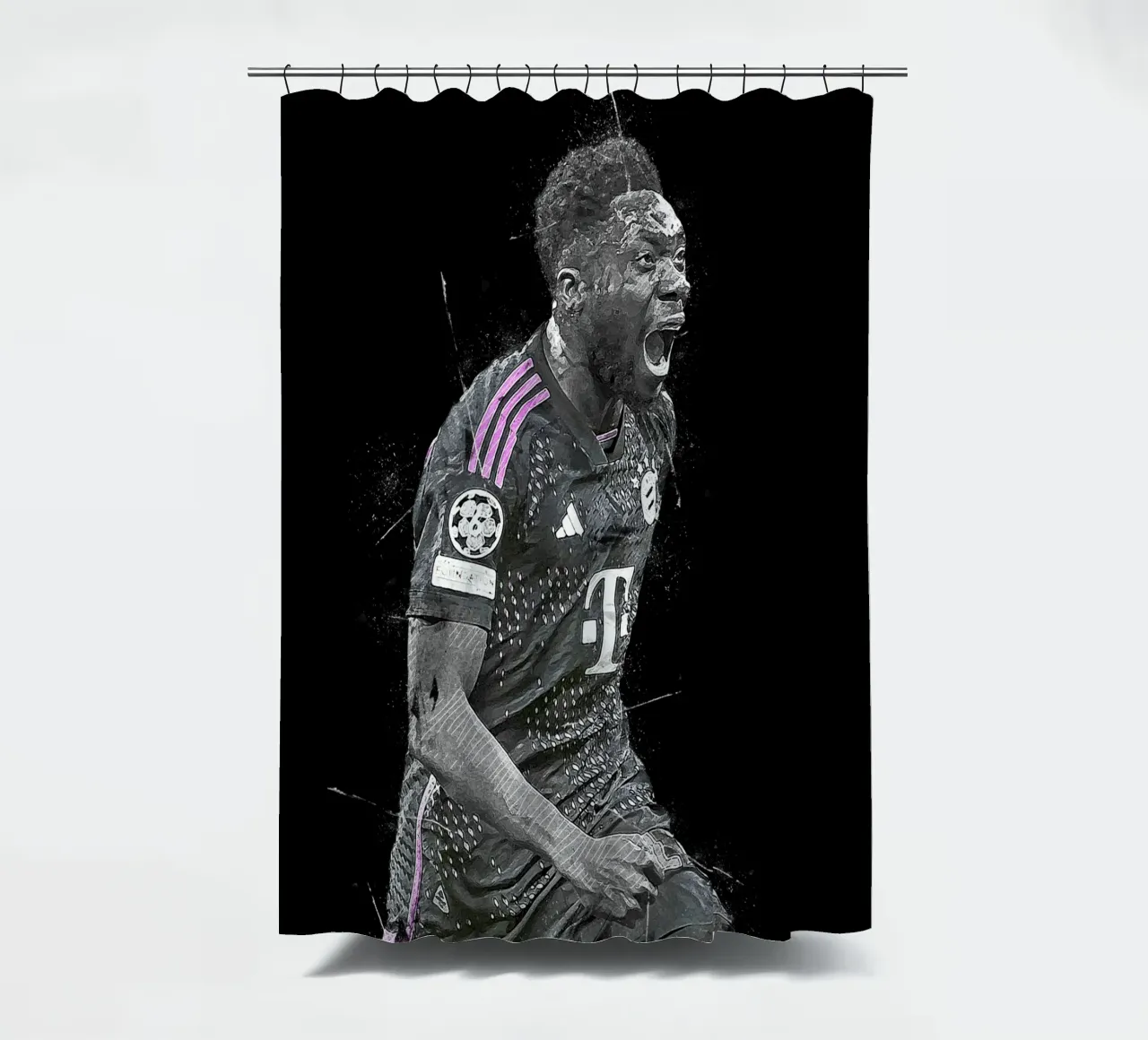 Alphonso Davies tenda da doccia da tenten