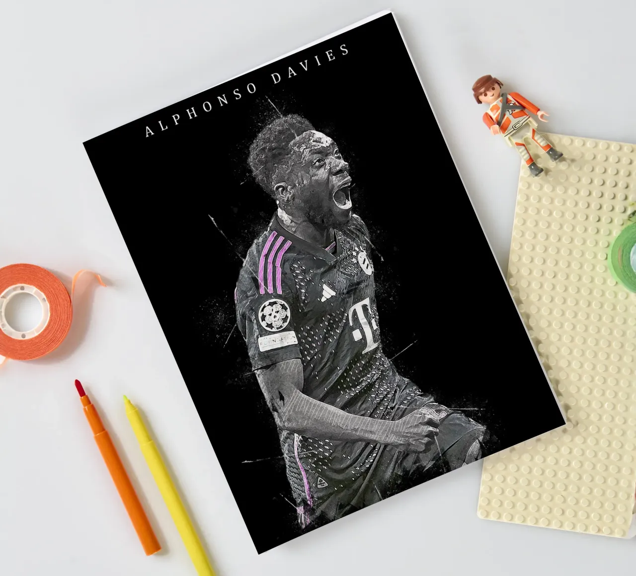 Alphonso Davies notebook by tenten