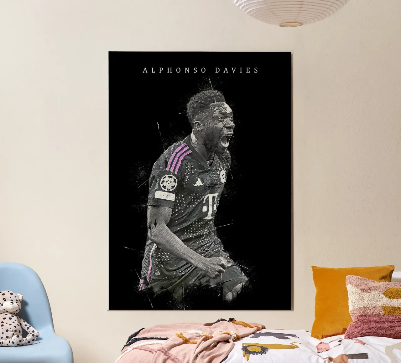 Alphonso Davies carta hahnemühle da tenten
