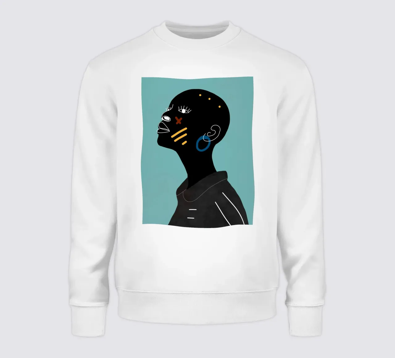 Afro Paradox sweatshirt by Mathudace Créas