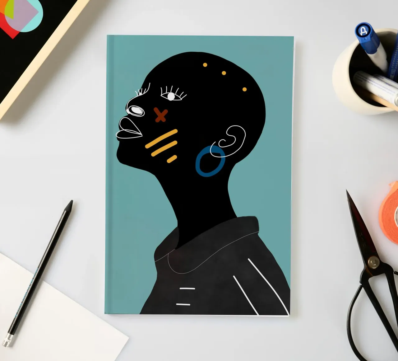 Afro Paradox notebook by Mathudace Créas