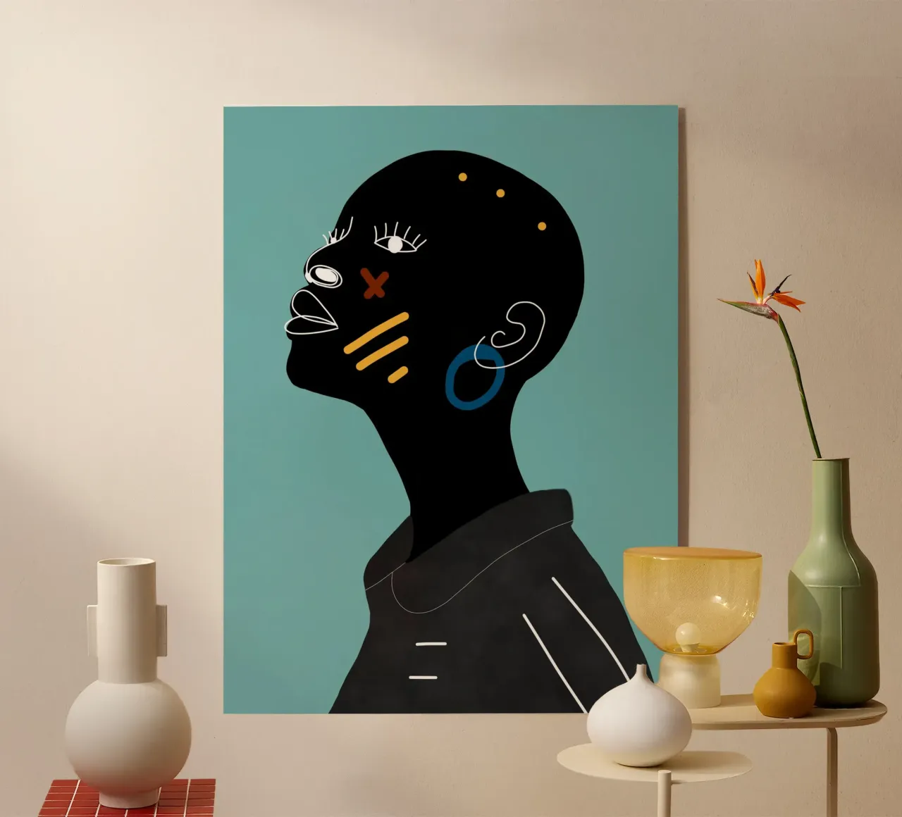 Afro Paradox plexiglass da Mathudace Créas