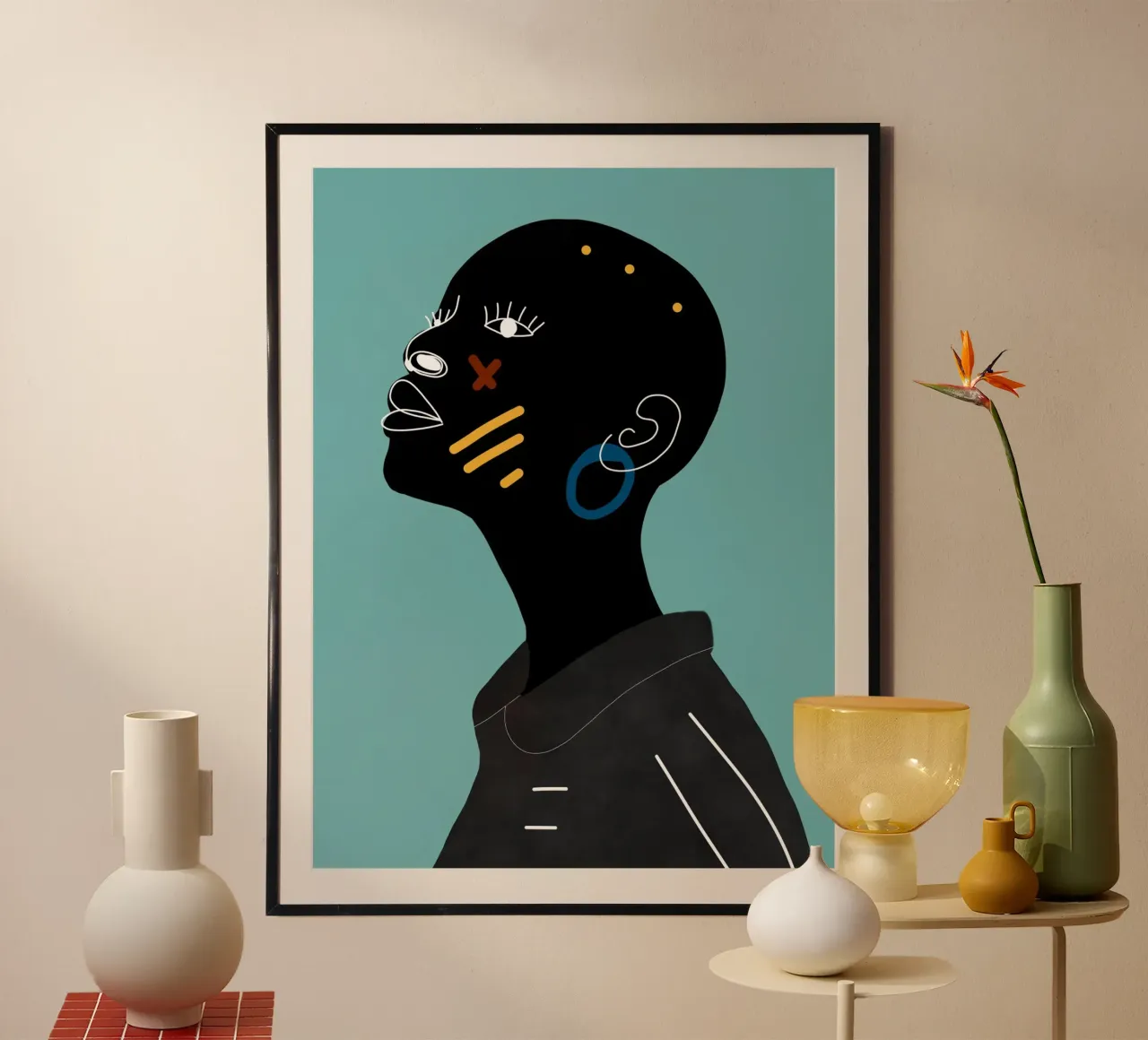 Afro Paradox poster da Mathudace Créas