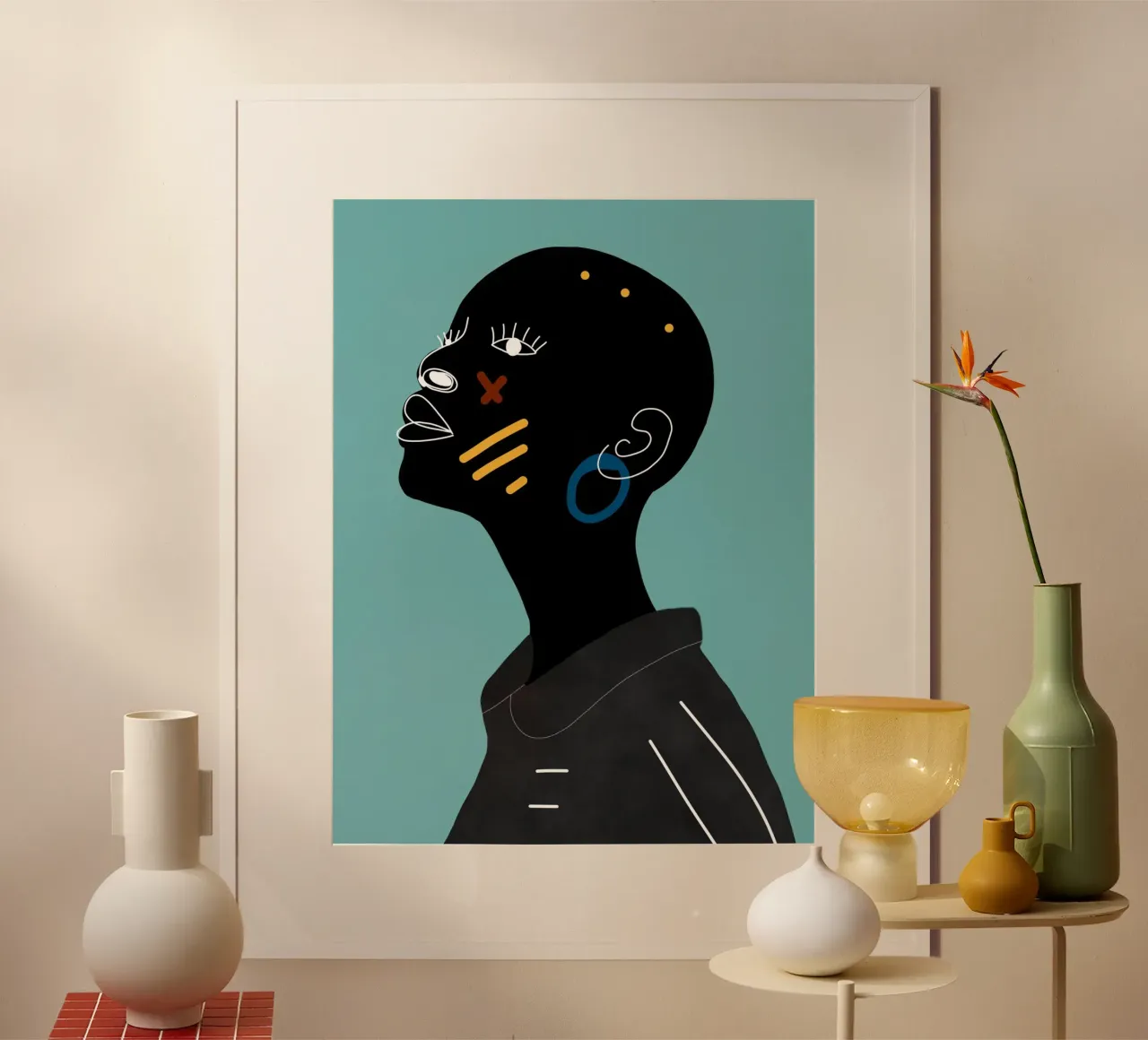 Afro Paradox poster da Mathudace Créas