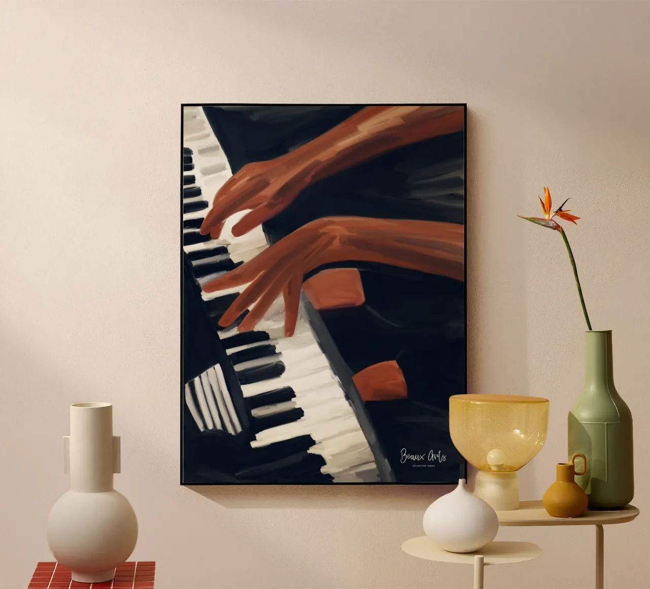 Afro Piano plexiglass da Mathudace Créas