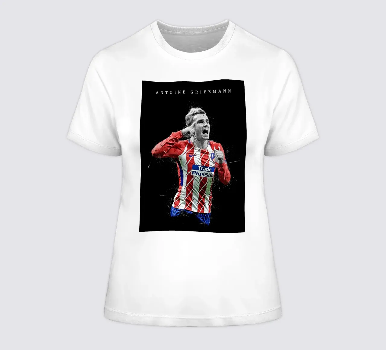 Antoine Griezmann women's fitted t-shirt by tenten