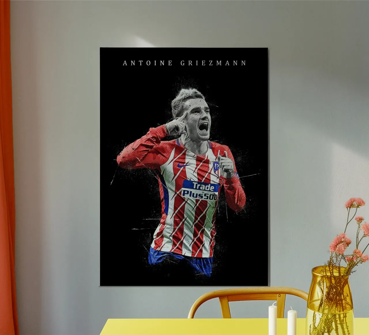 Antoine Griezmann alu-dibond by tenten
