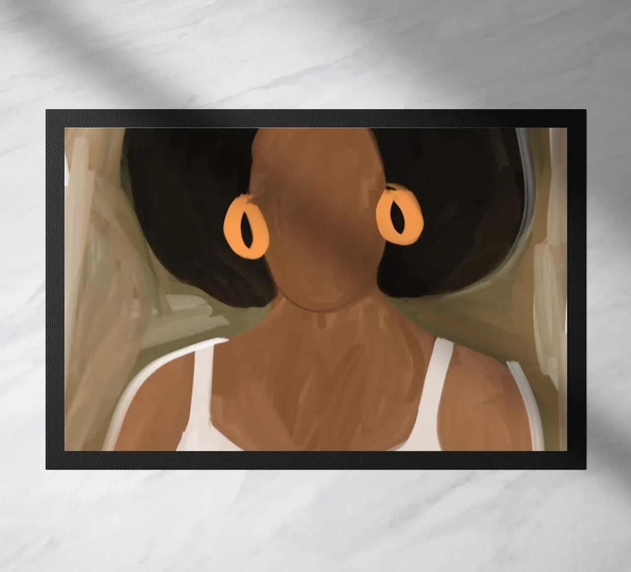 Afro Ayinde doormat by Mathudace Créas