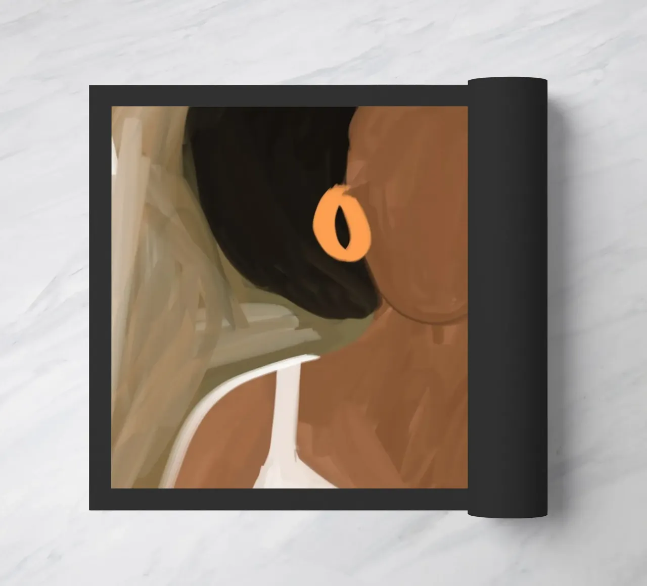 Afro Ayinde doormat by Mathudace Créas