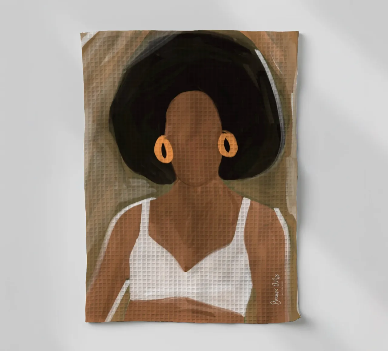 Afro Ayinde canovaccio da cucina da Mathudace Créas
