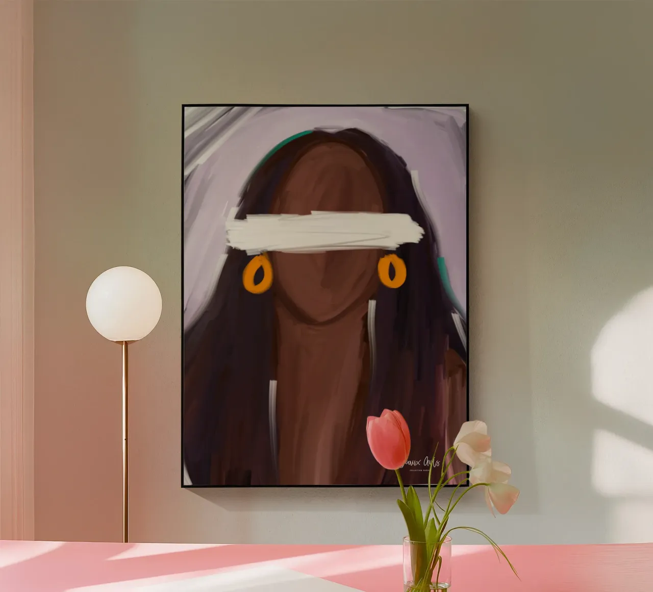 Afro Diaspora plexiglass da Mathudace Créas