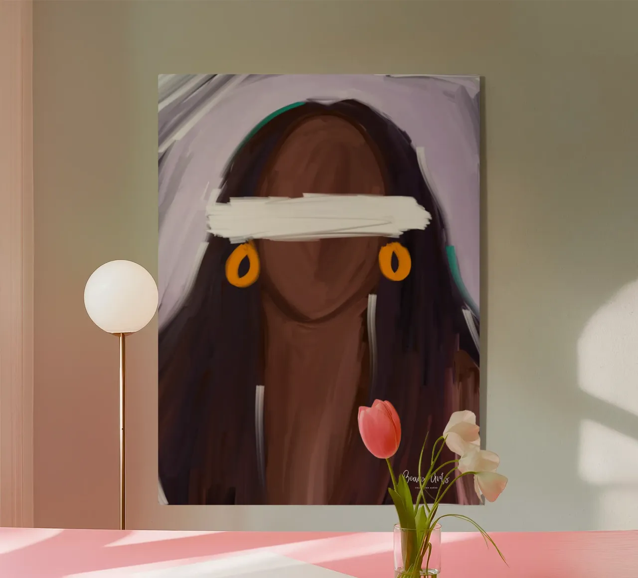 Afro Diaspora plexiglass da Mathudace Créas