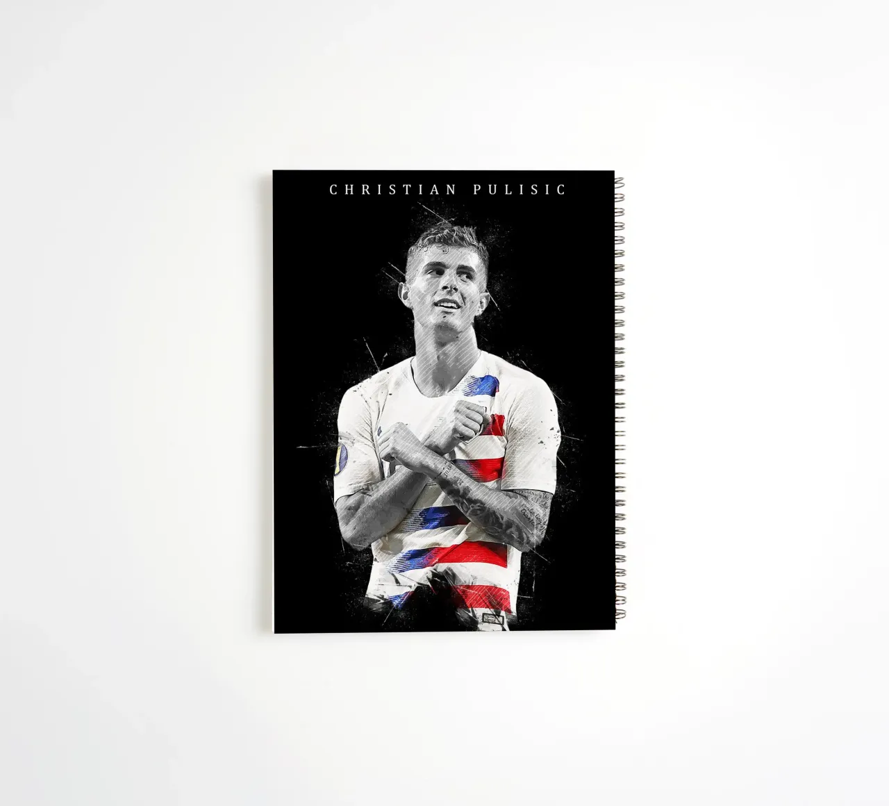 Christian Pulisic spiral notebook by tenten