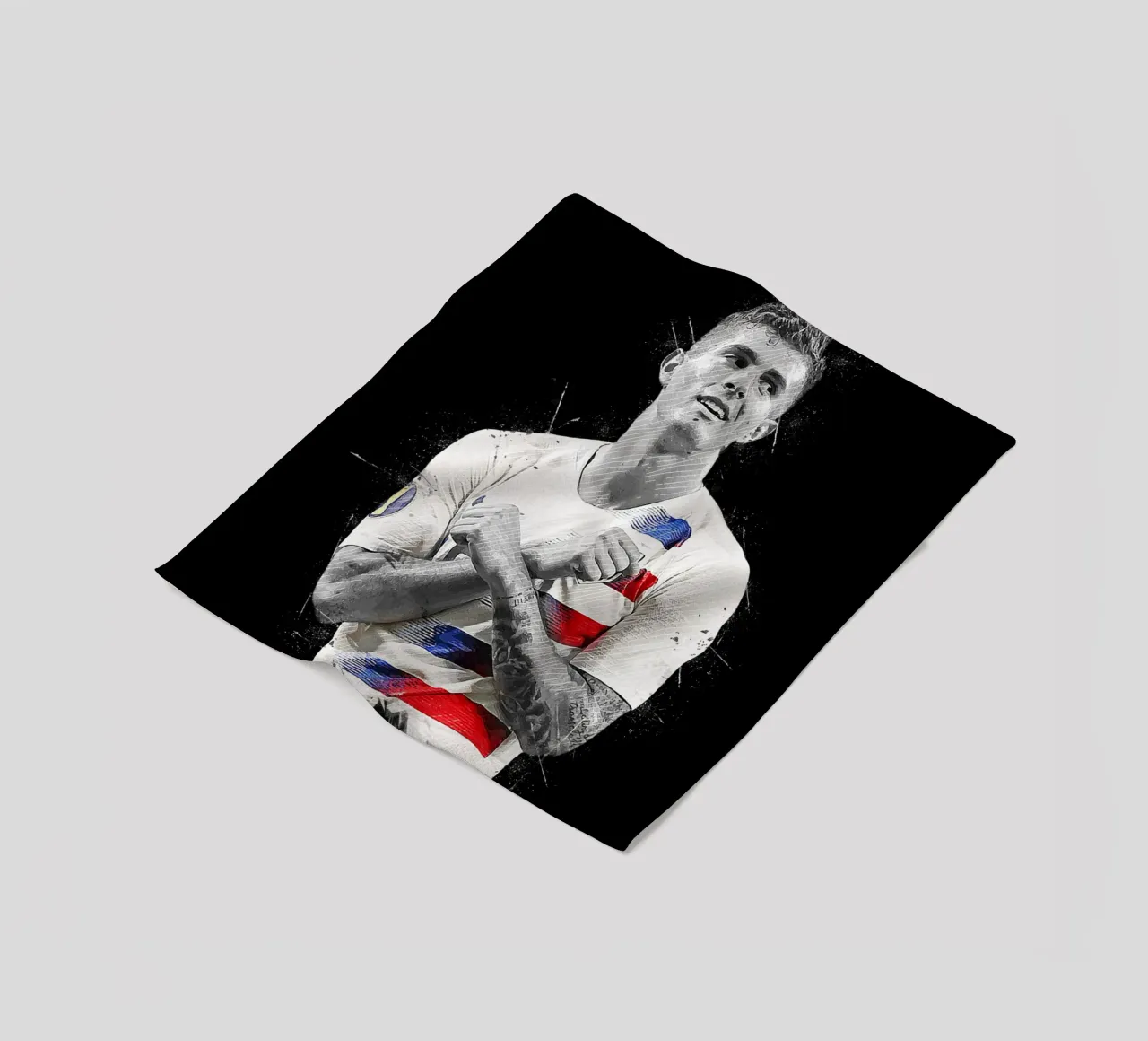 Christian Pulisic coperta in pile da tenten