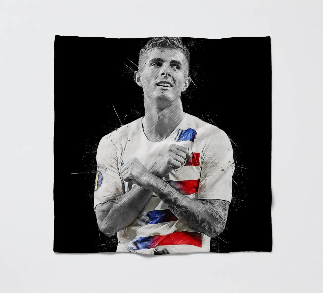 Christian Pulisic coperta in pile da tenten