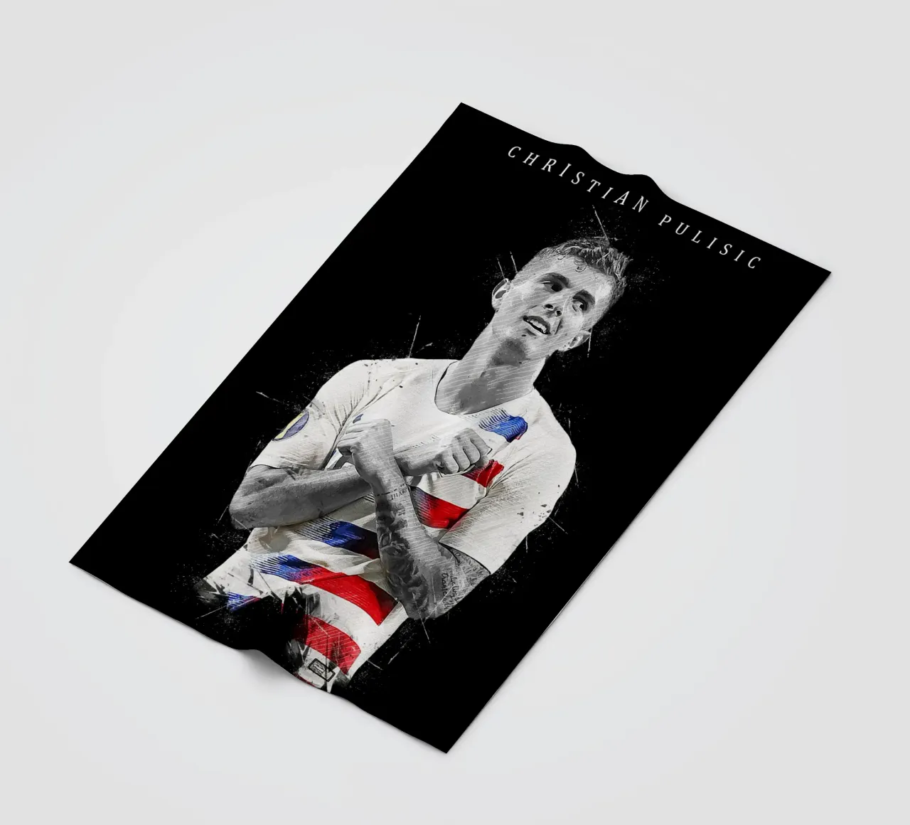 Christian Pulisic coperta in pile da tenten